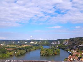View of the seine from chateau gaillard