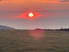 Sunset on our pitch