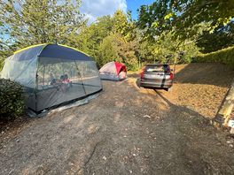 We had an incredibly spacious pitch.