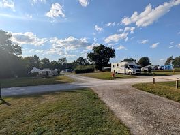 Towards the tent spot