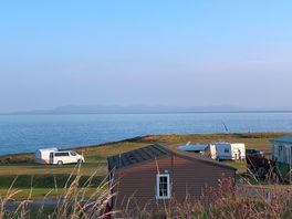 View of the isle of man from our pitch on our first night