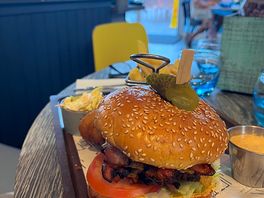 Food in the jetty restaurant