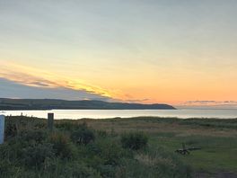 Sunset towards st abs