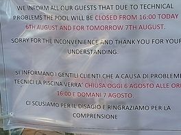 L'8 agosto non era ancora riempita.