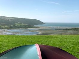 View from campsite