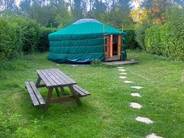 Rent a yurt.