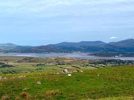 View from hill above the campsite