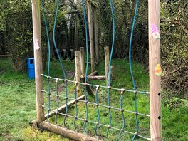 Park going into the orchard