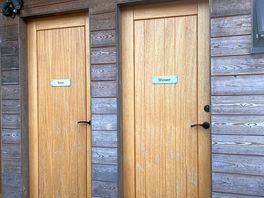 Shower and toilets
