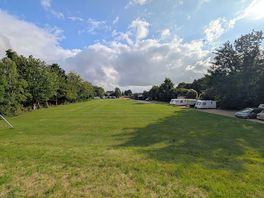 Look over camp from banking of river ouze