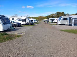 Each part of the campsite had it's sections, caravans, tents and cabins. each one spotless