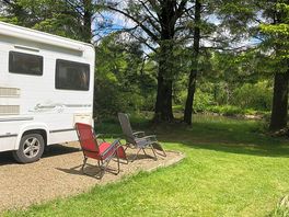 Our van, waterside