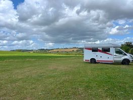 View from the pitches across open countryside