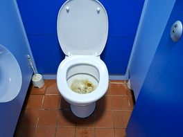 Over flowing toilet and dirt all weekend