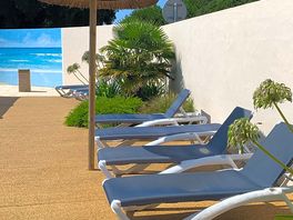 The pool area
