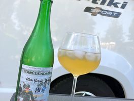 Enjoying the local cidre