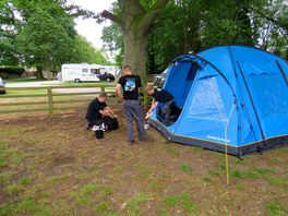 Emergency pitch provided when we booked the wrong pitch, ooops