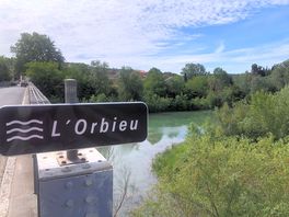View over the nearby river