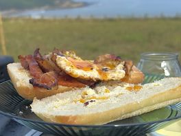 Breakfast with a view
