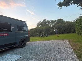 Clean well kept hard standing pitches