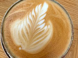 Latte from the on site cafe