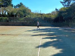 Limbering up for wimbledon!
