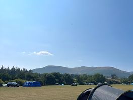 View from our pitch, just fantastic