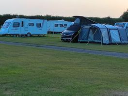 Open views. well spaced pitches