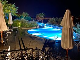 Piscine le soir