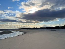 The beach