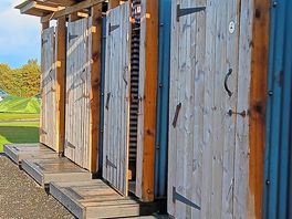 Row of showers