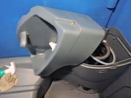 Sink in bits. owner did put it back together when i asked about it.