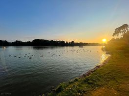 Gorgeous sunsets over the lake