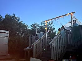 Watching the international space station and stargazing