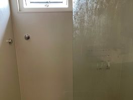 Overhead shower with sea view !