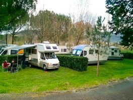 Caravans on site