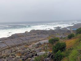 Rough seas.