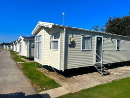 Row of static caravans