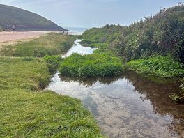 Manorbier beach