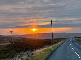 Stunning sunset in kielder