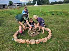 Building a fire