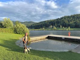 Safe pontoons for swimming & dog swimming allowed in certain areas.