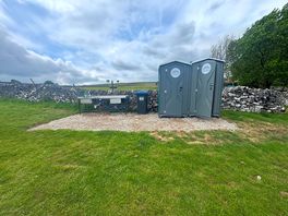 Toilets and wash area