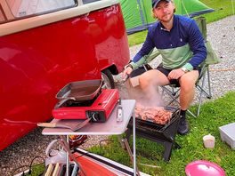 Tea time at martin lane campsite