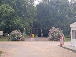 Entrance view. lovely playground in the middle of the grounds