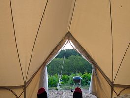 View from the bed