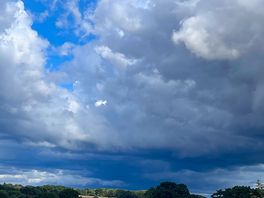Moody skies over jubilee campsite