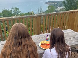 Breakfast with a view