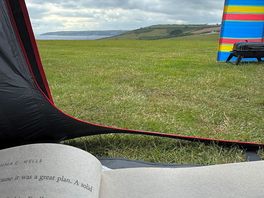 Reading with a view!