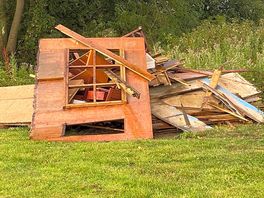 This is the wood as you come onto the site